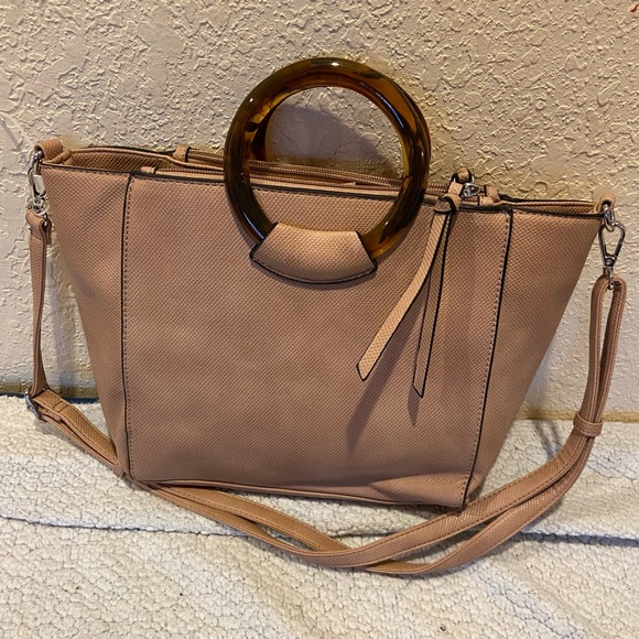 NWT Altard State blush purse double handles and adjustable strap - Picture 7 of 12